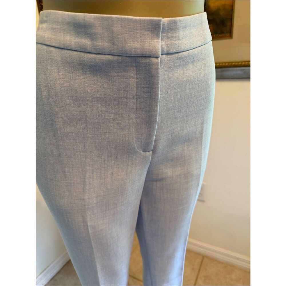 NWT Ann Taylor “The Ankle” Light Blue Heathered Pants - Size 8 - Picture 3 of 13